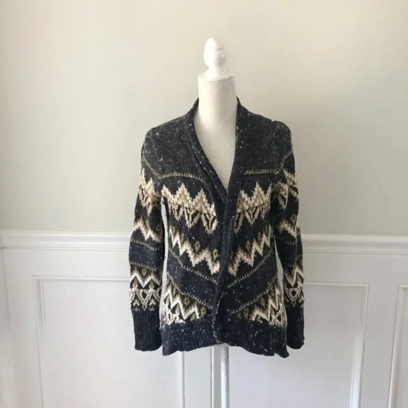Coldwater Creek Open Cardigan Sweater Heathered Knit S - Picture 1 of 5